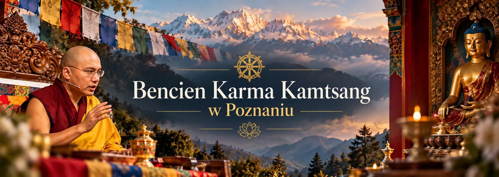 Bencien Karma Kamtsang w Poznaniu — Karmapa, Himalaje i posąg Buddy
